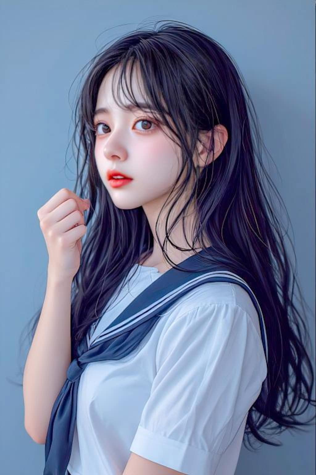 ファイティングポーズの君