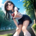 階段の女の子　その2 2枚目