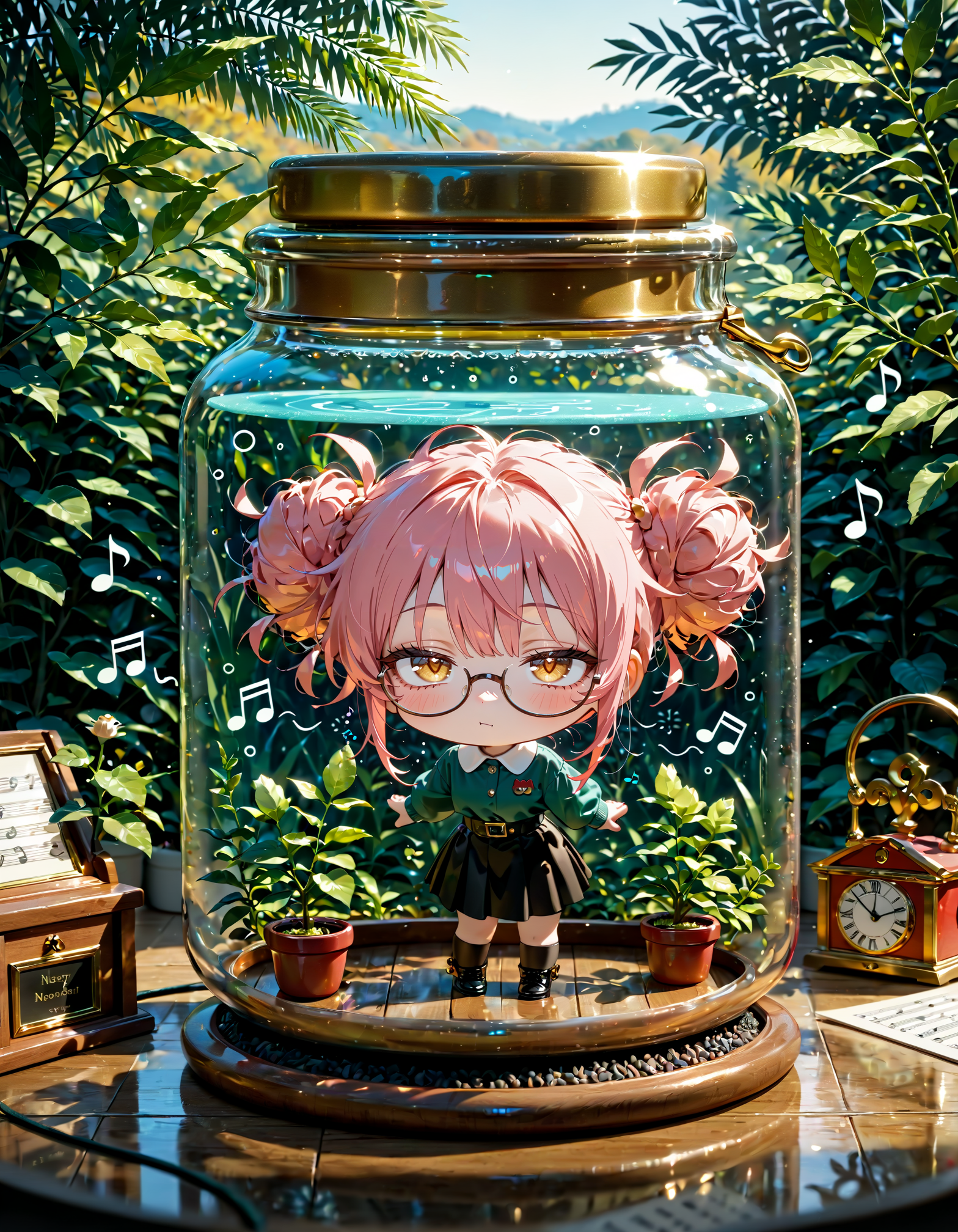 今日は何の日？　いい音・オルゴールの日 | の人気AIイラスト・グラビア