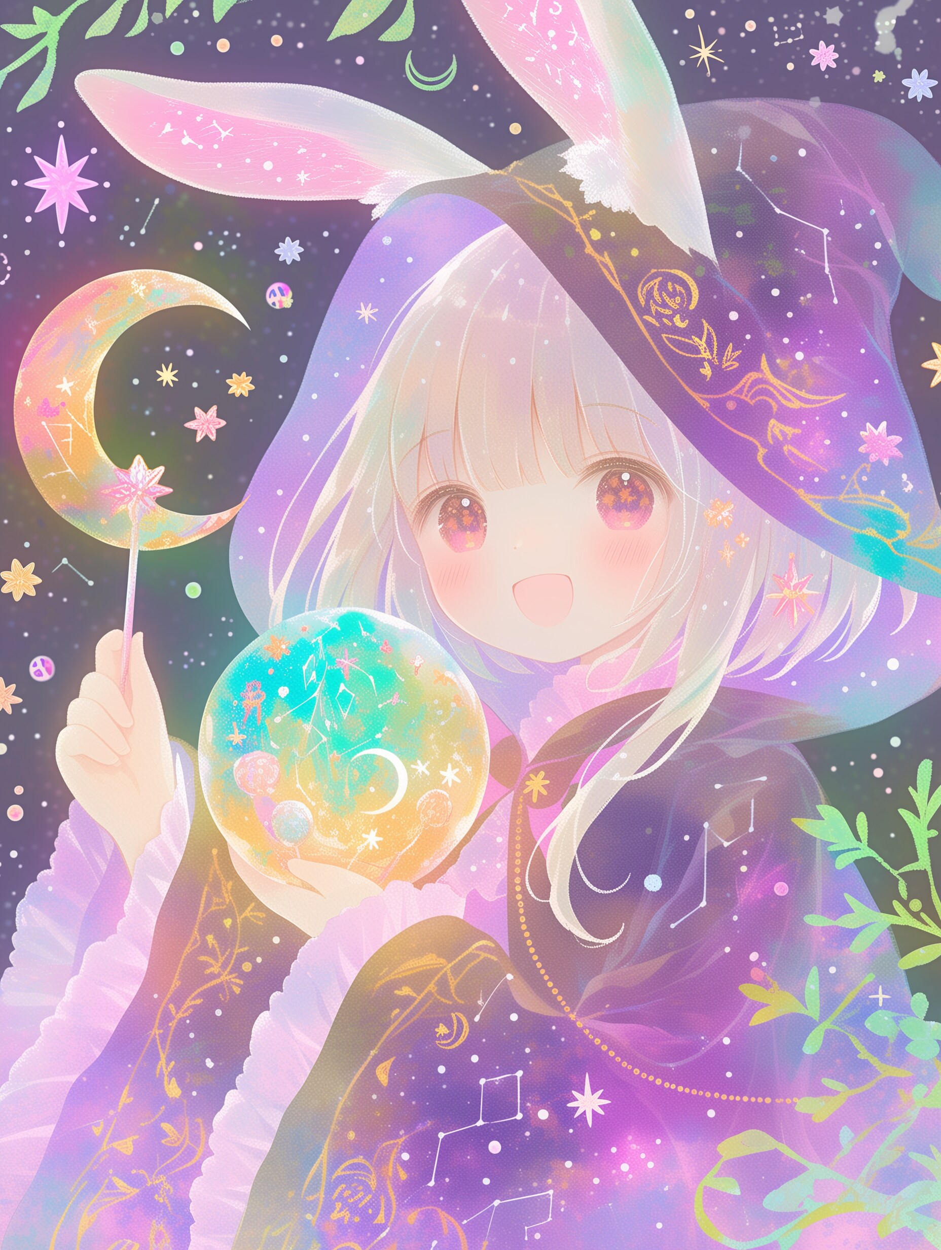 うさ耳魔法少女 | の人気AIイラスト・グラビア