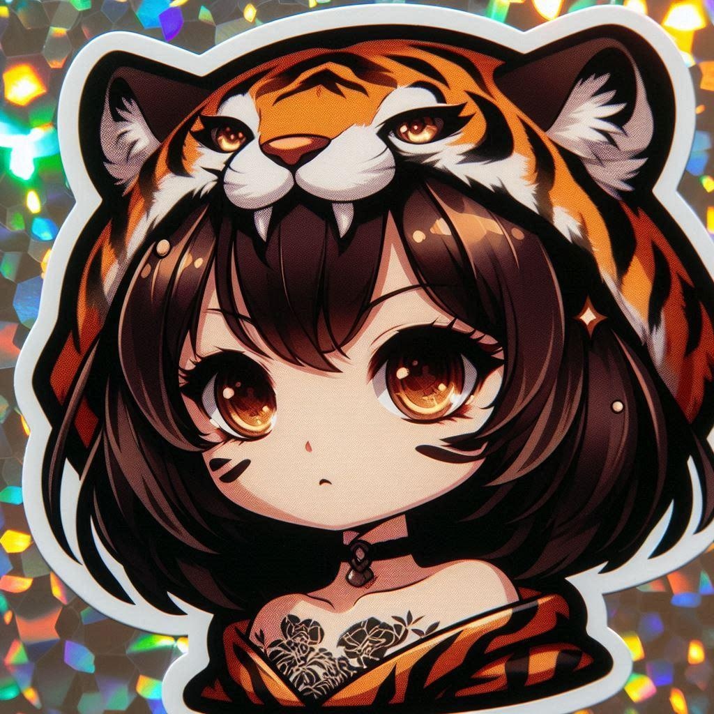 神秘的な虎耳少女