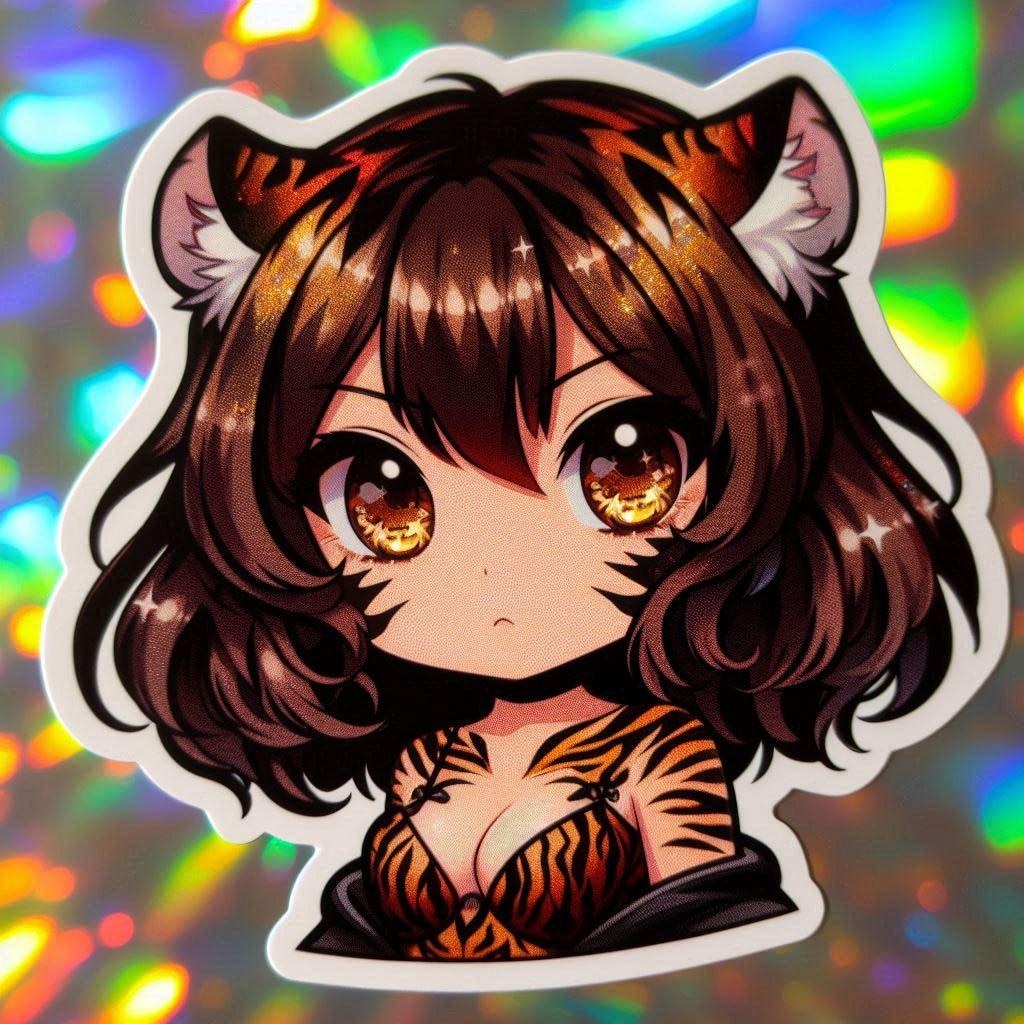 神秘的な虎耳少女