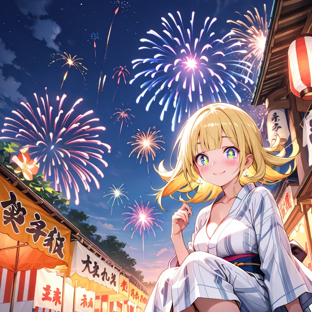 夏の夜に出かけましょう