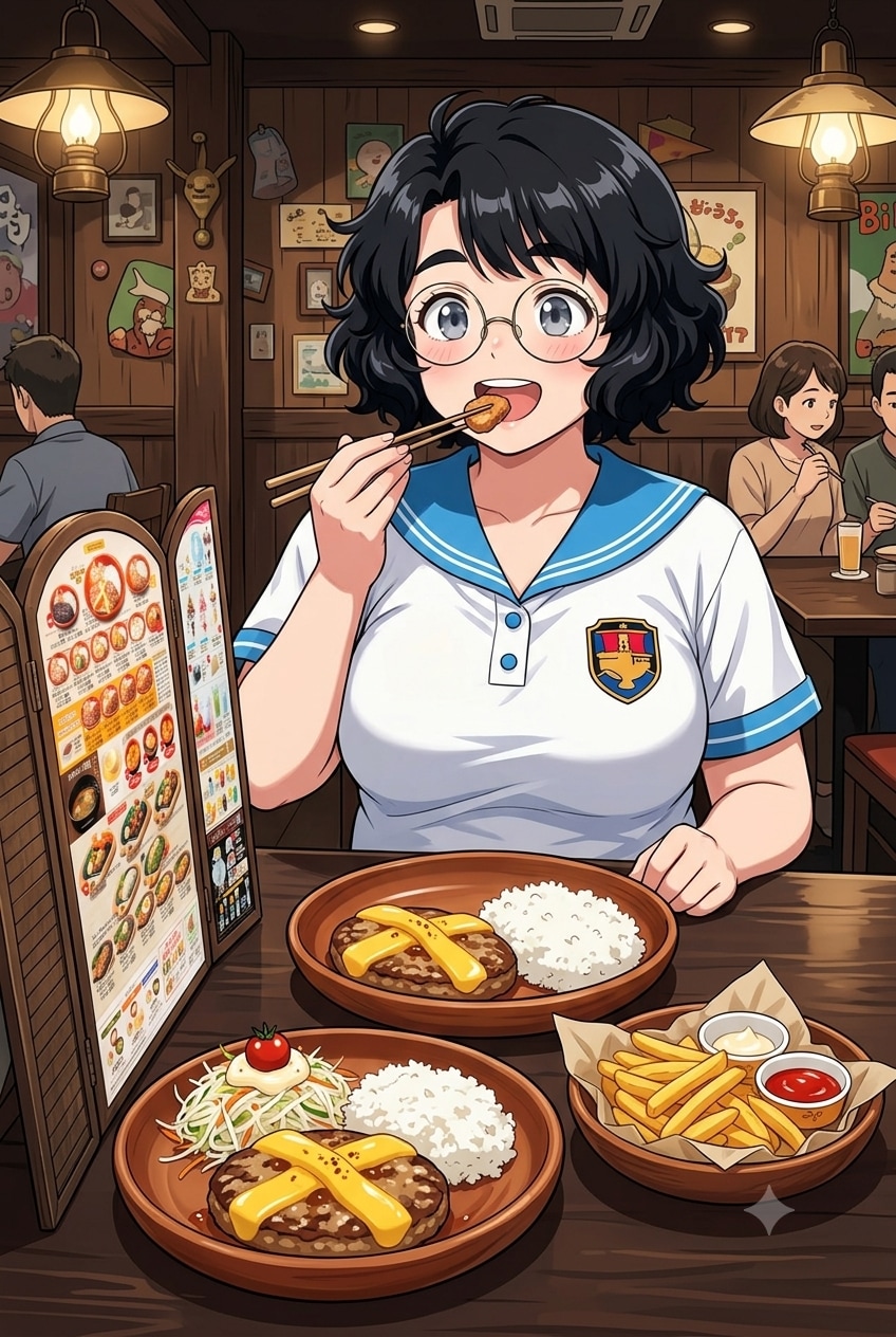 ハンバーグを食うにこたまさん