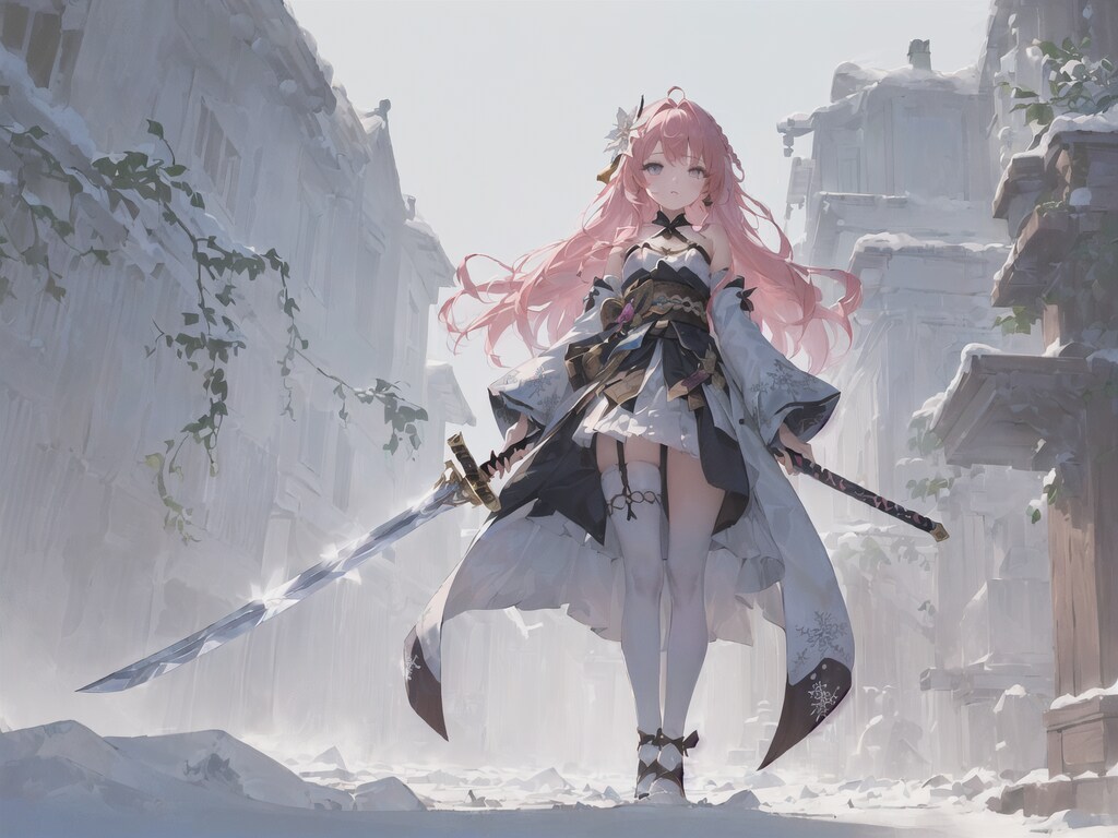 チャイナドレスと剣