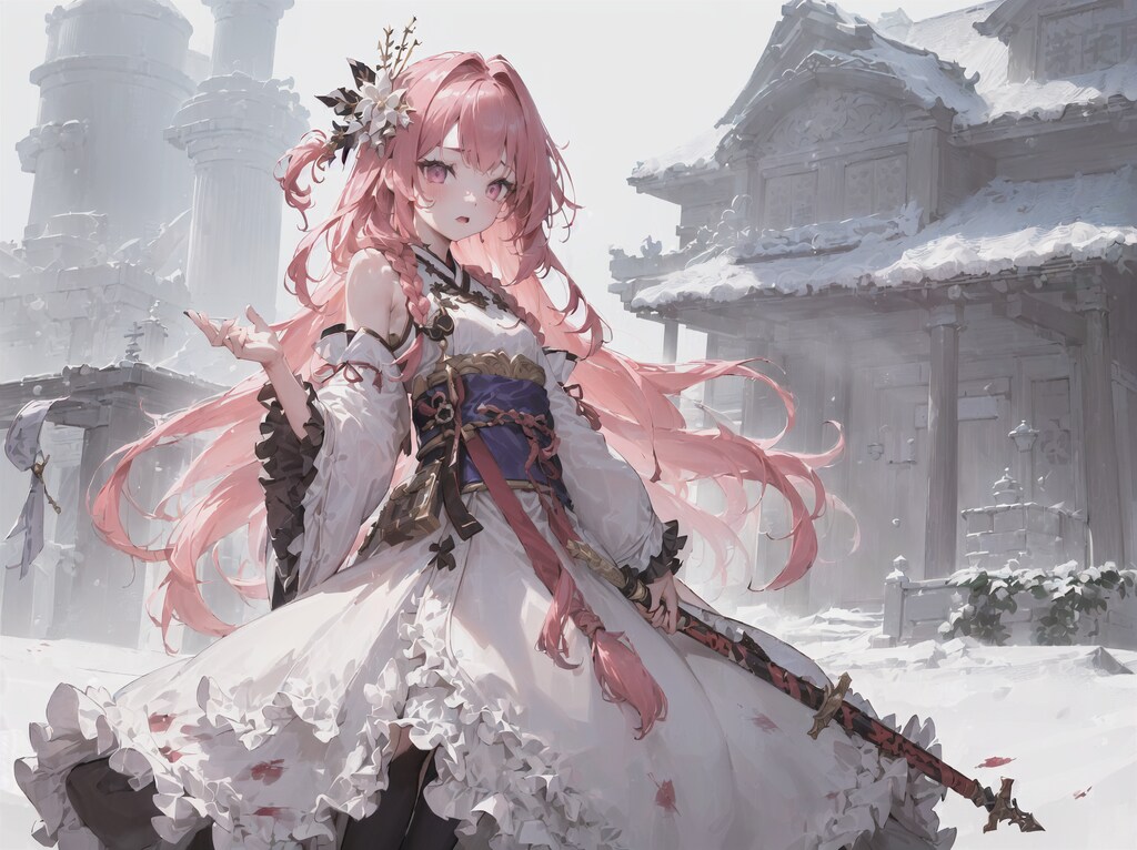 チャイナドレスと剣
