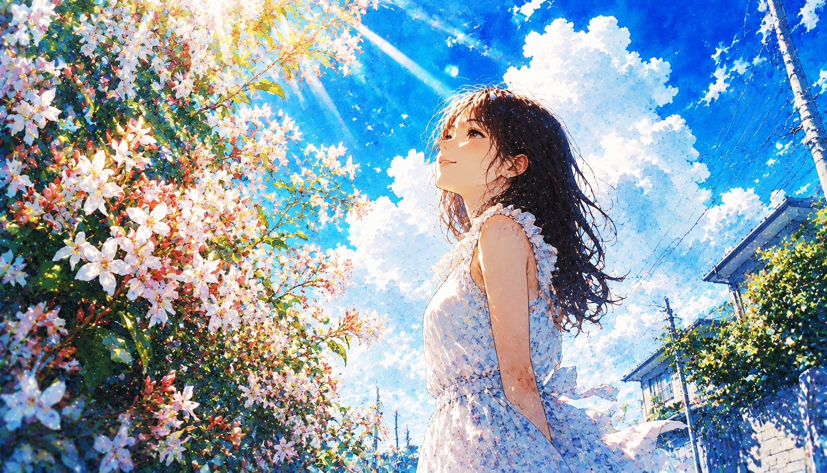誕生花　0707 アベリア