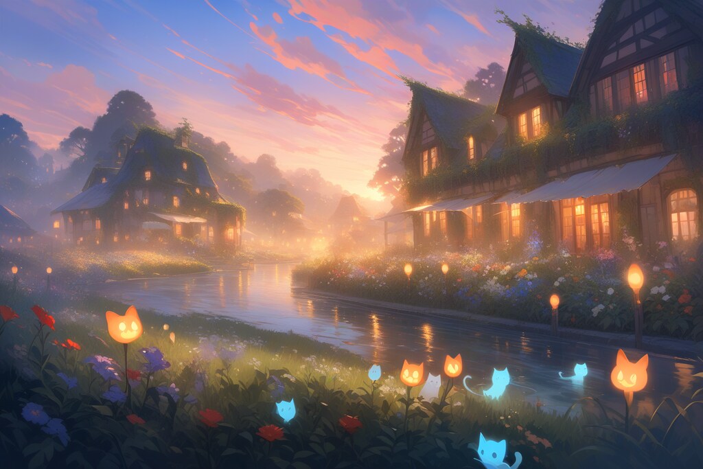 生前に可愛がられた猫たちが集う場所