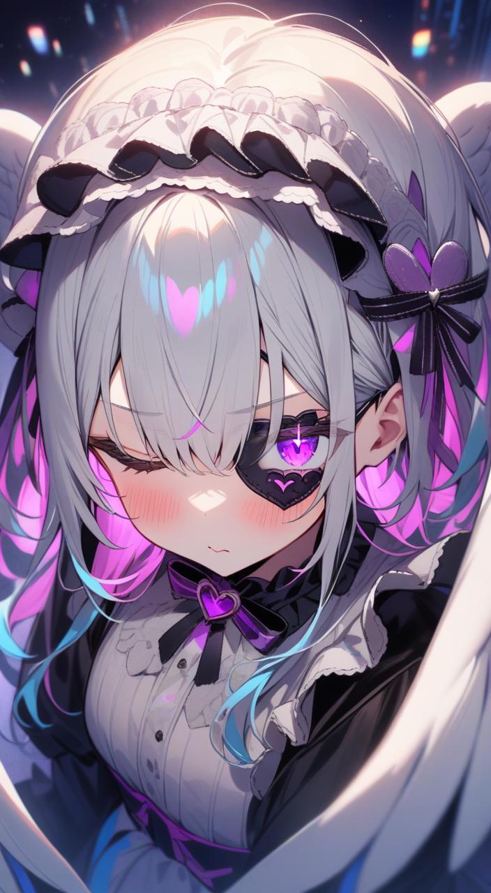 ギロッ！！　眼帯してるかって？…目が痛いんだってば！　スーパーメイド