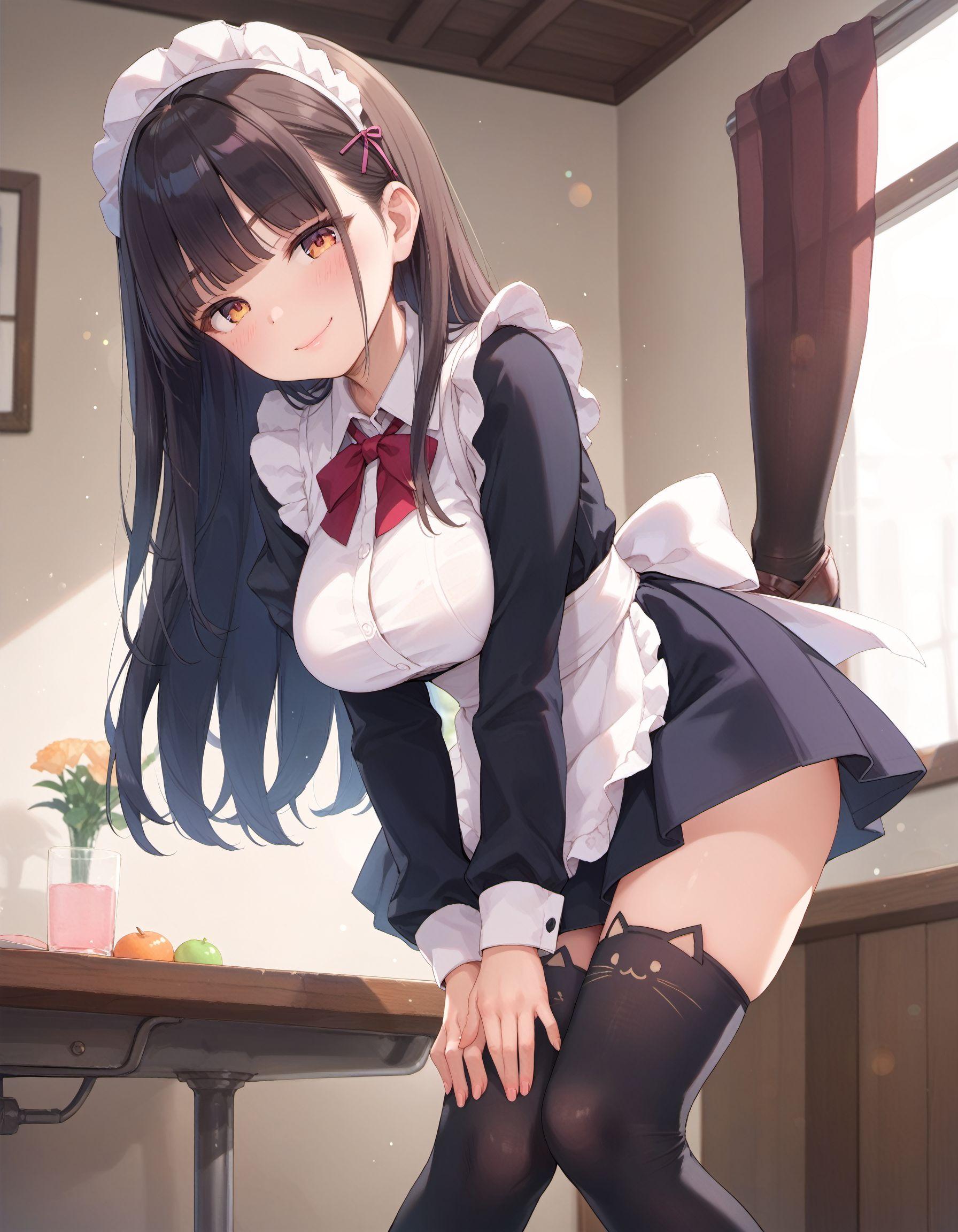 猫ストメイドさん | の人気AIイラスト・グラビア