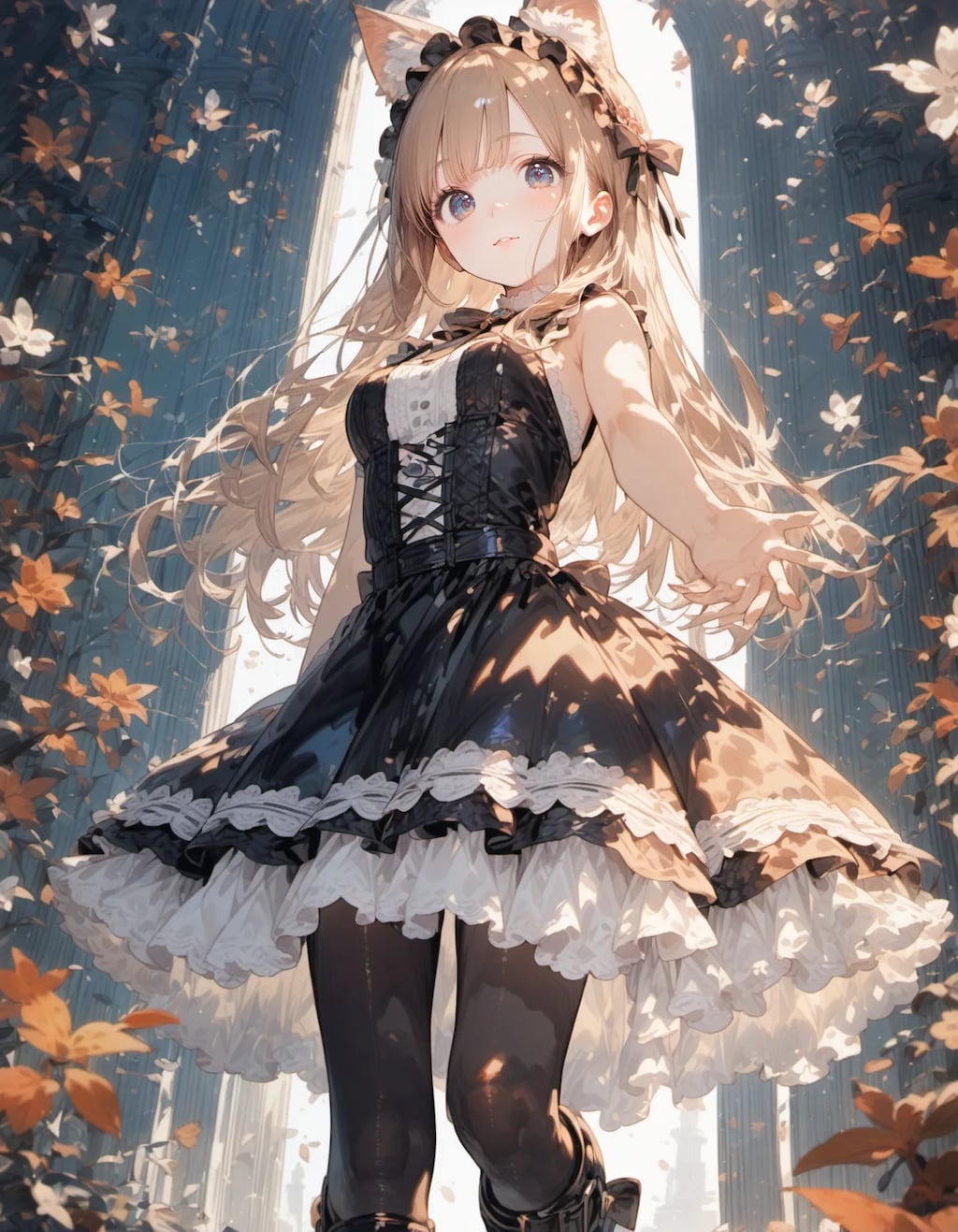 Forest Fae in Victorian Black