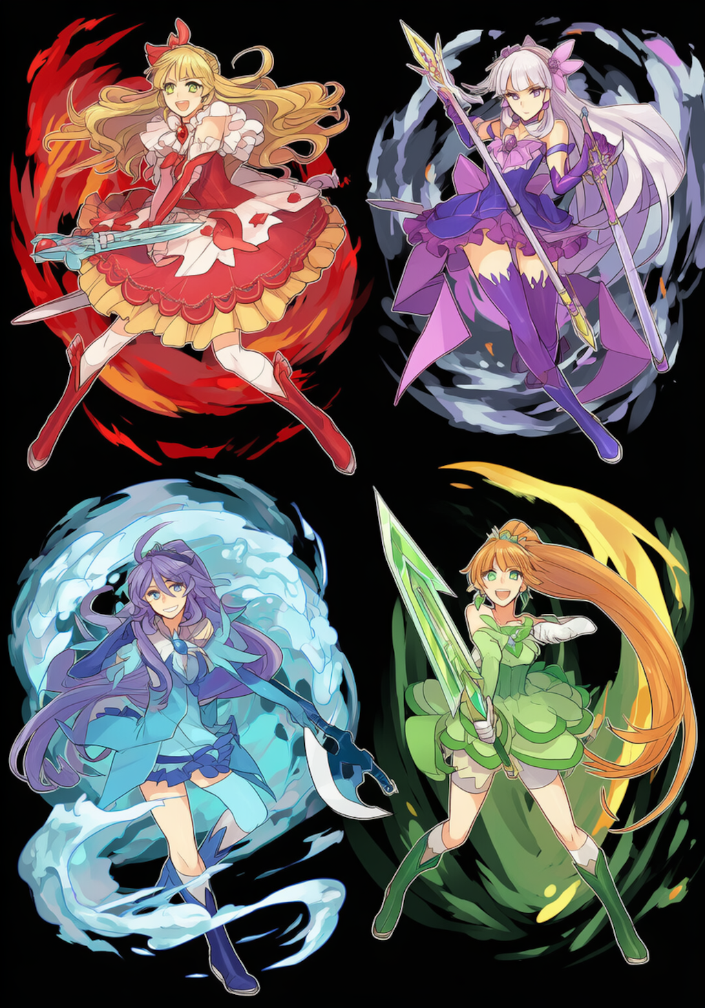 宝石戦士ドリーミングジュエリーズ・販促用ポスター