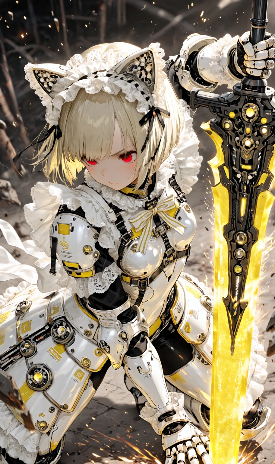 Armored Maid candy-yellow