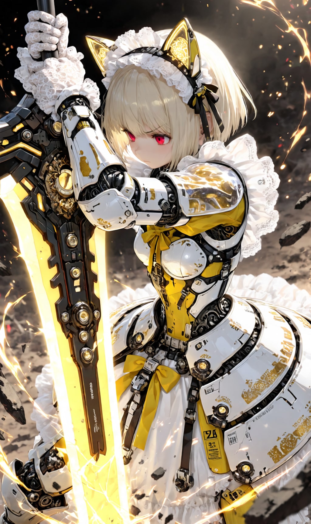 Armored Maid candy-yellow