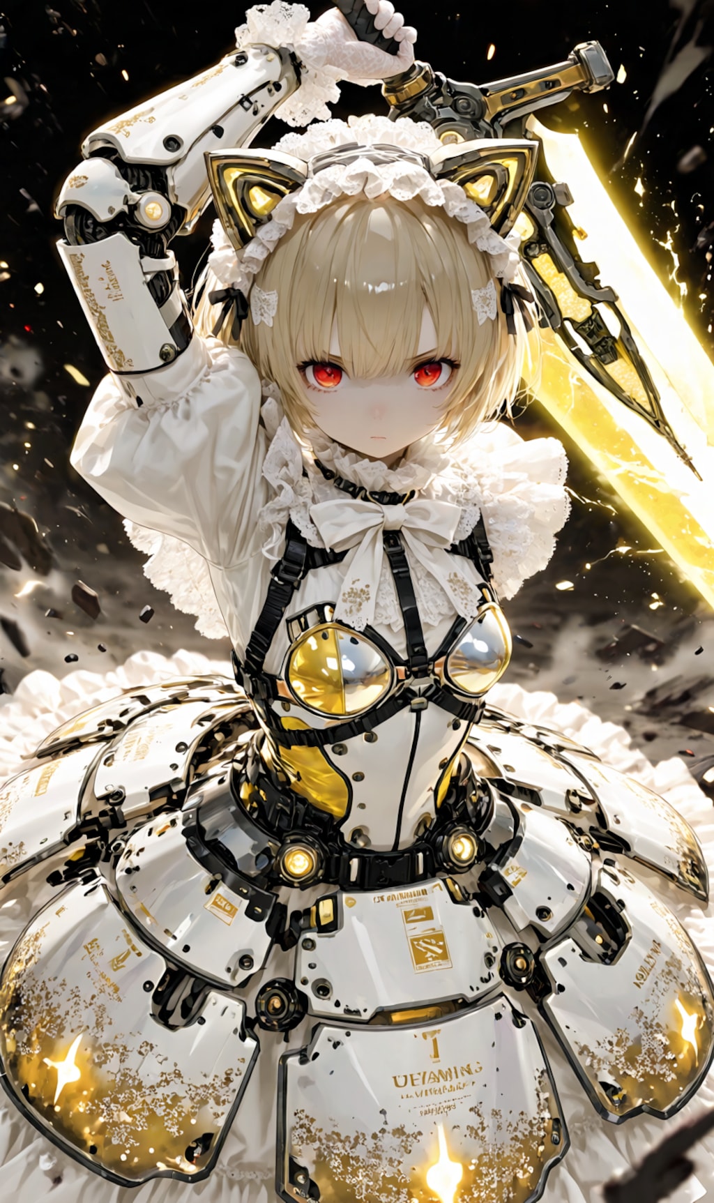 Armored Maid candy-yellow