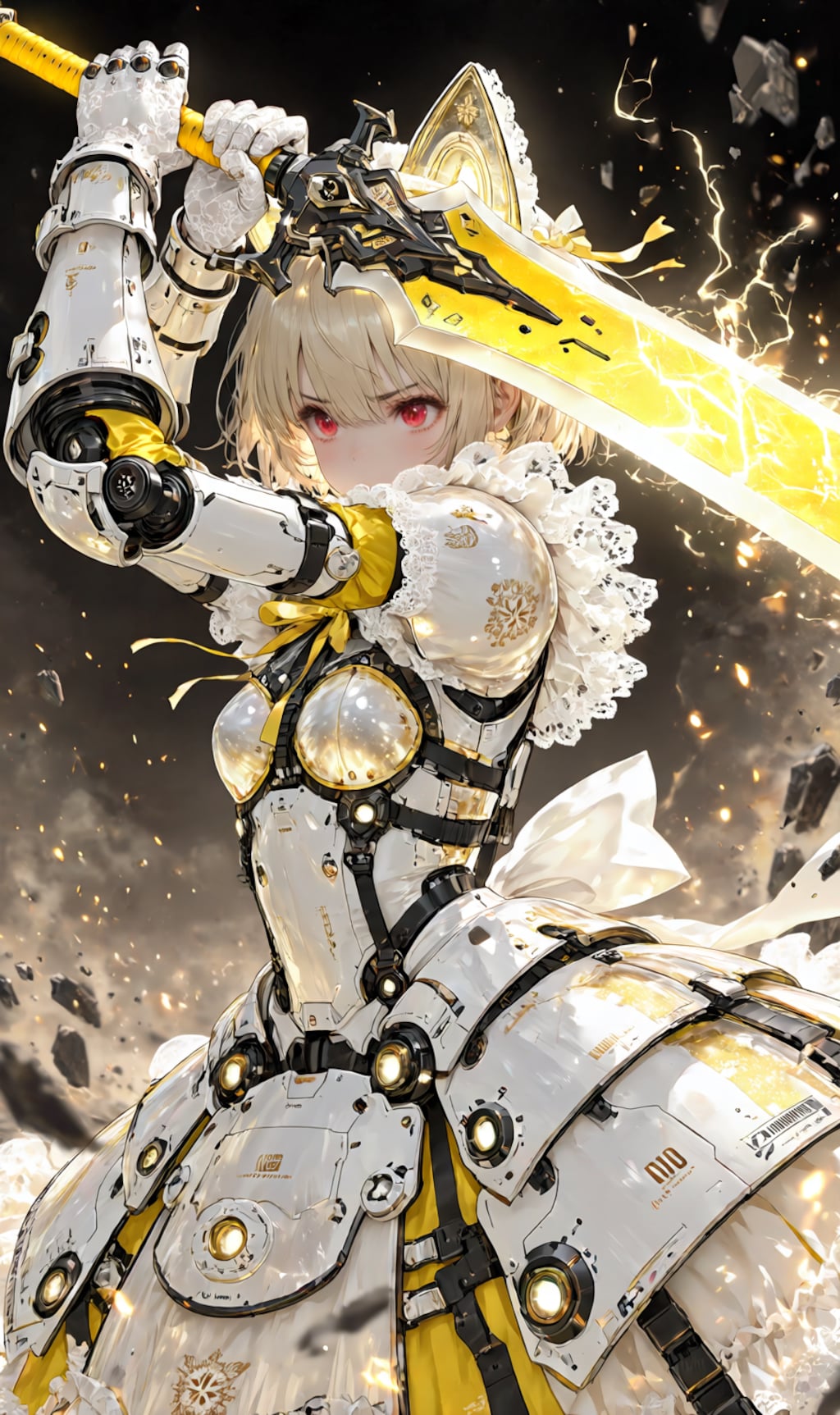 Armored Maid candy-yellow