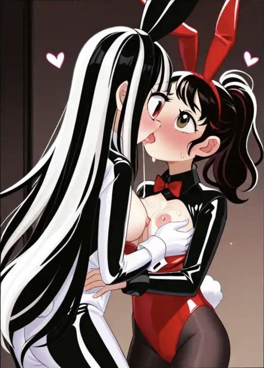 単眼バニーちゃんと双眼バニーちゃん