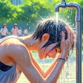 「部活シーンとかであるやつ」チャレンジ。 9枚目