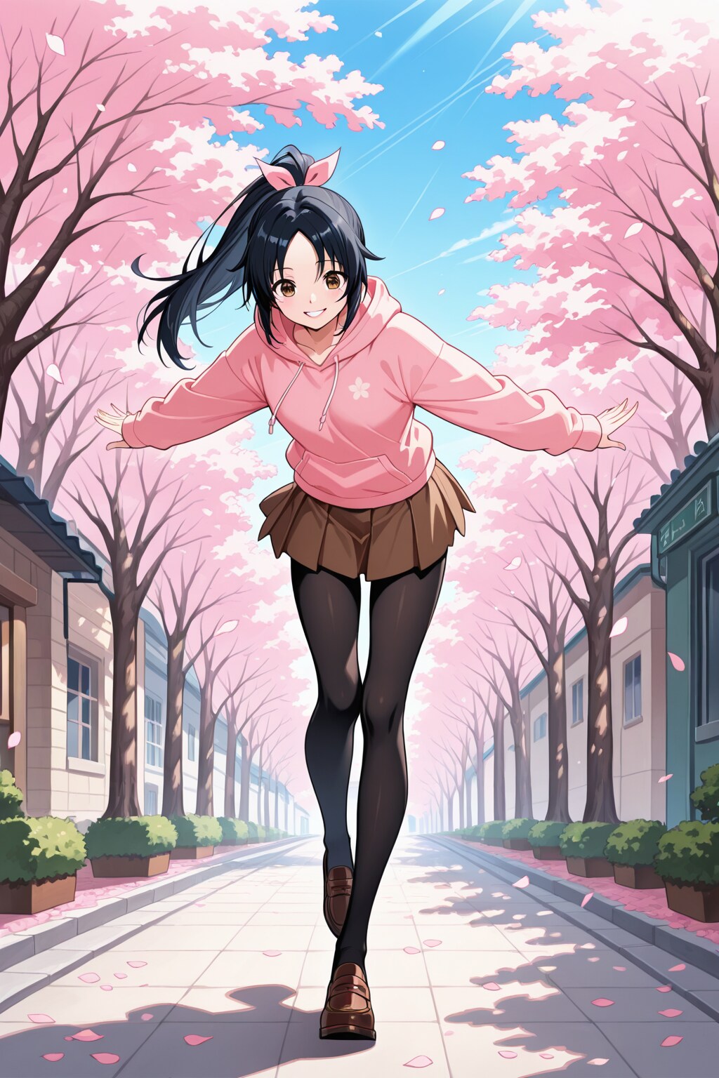 桜とうちの子　その１０