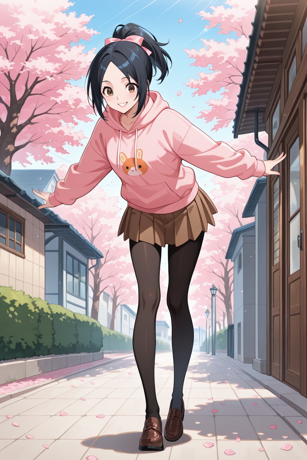 桜とうちの子　その１０