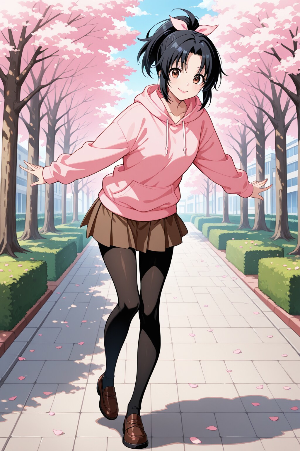 桜とうちの子　その１０