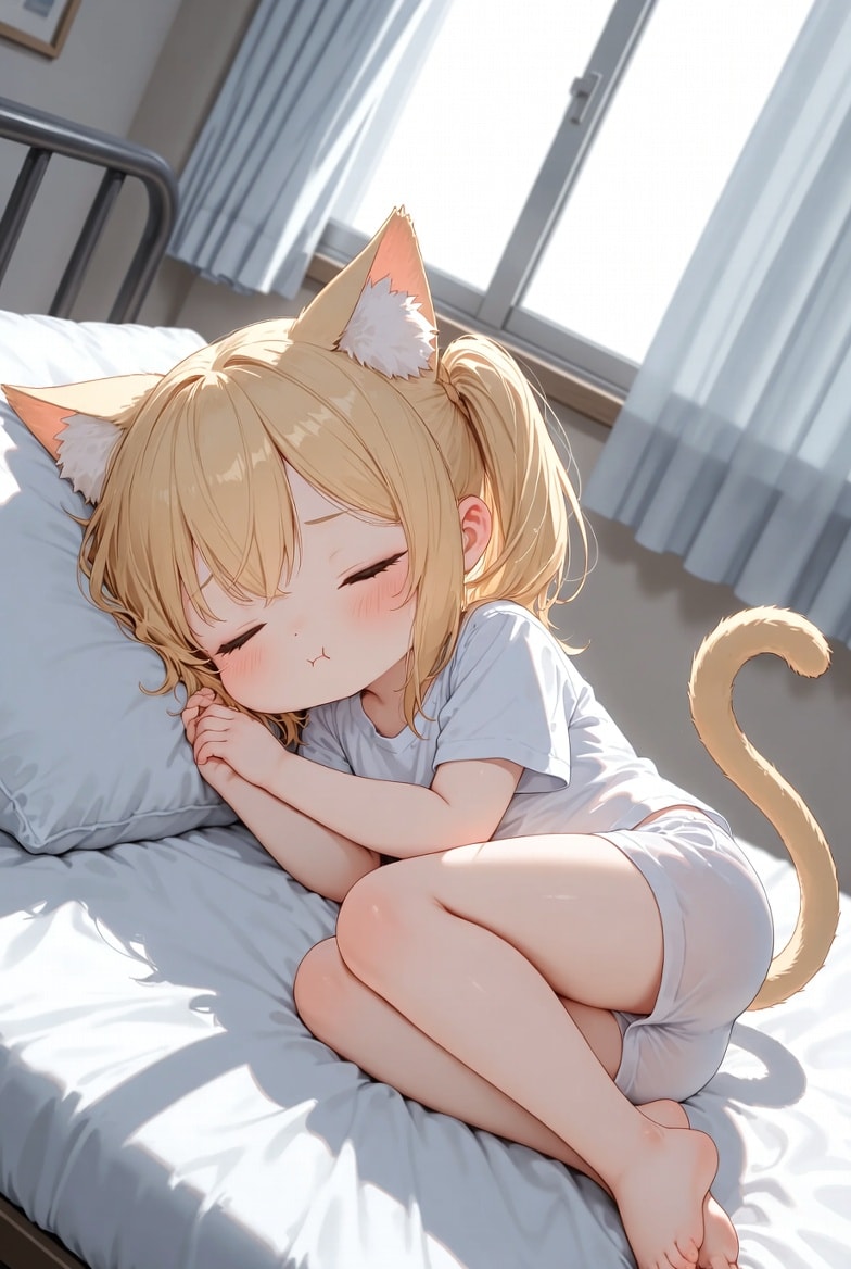 お昼寝中 | の人気AIイラスト・グラビア