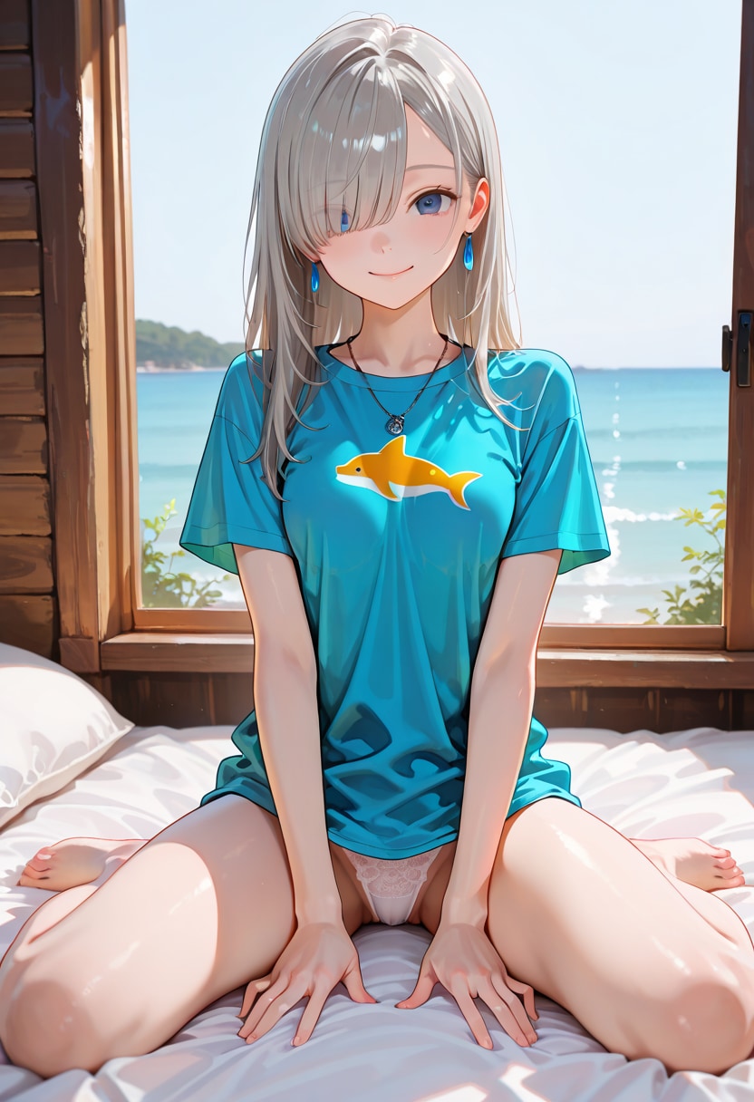 由璃亜 Oversized T-shirt R15 (3)