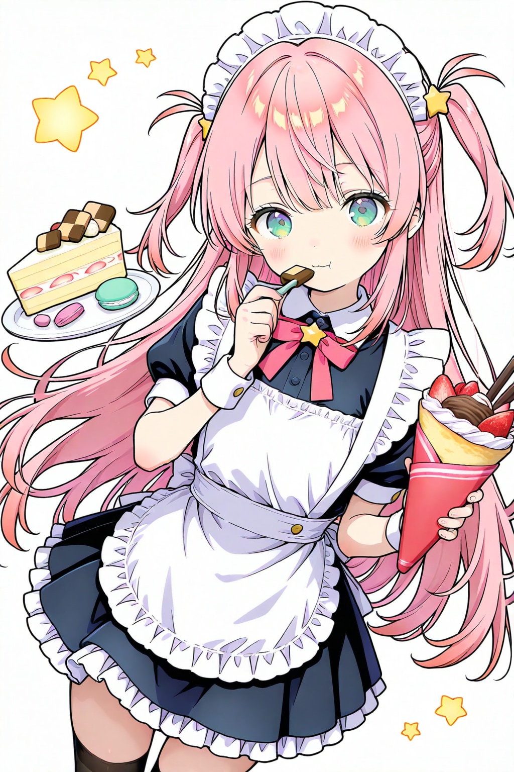 おかしのメイドさん | の人気AIイラスト・グラビア