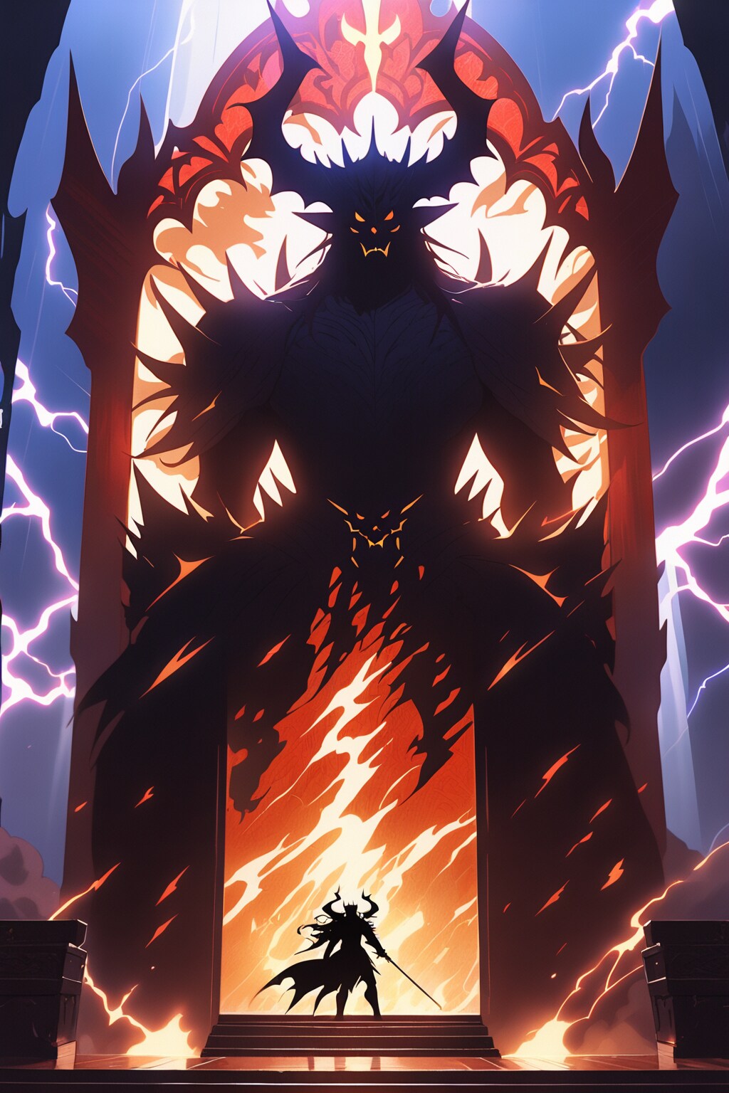 魔王のシルエット