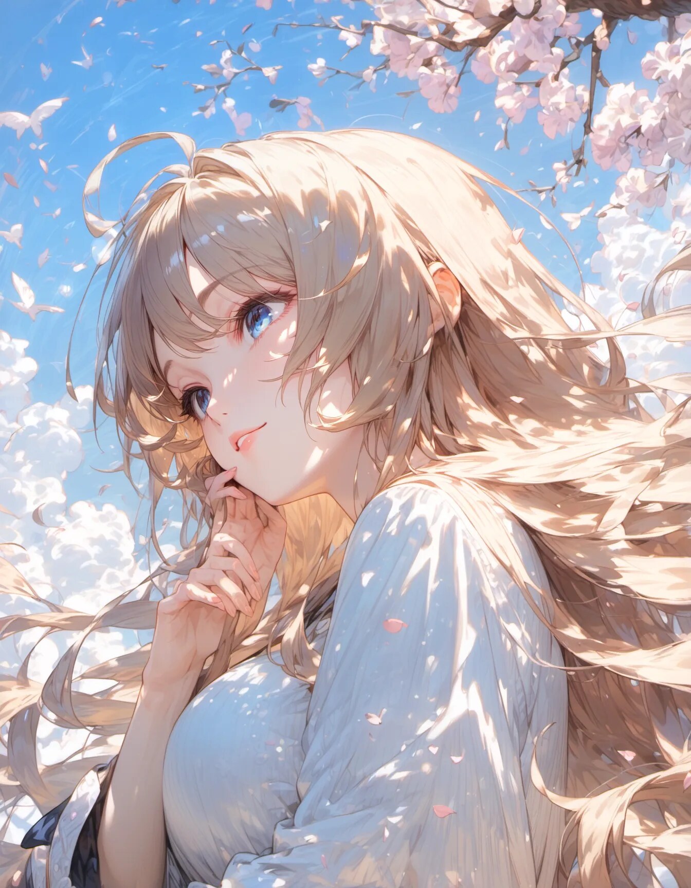 Petals Carrying Unspoken Words | の人気AIイラスト・グラビア