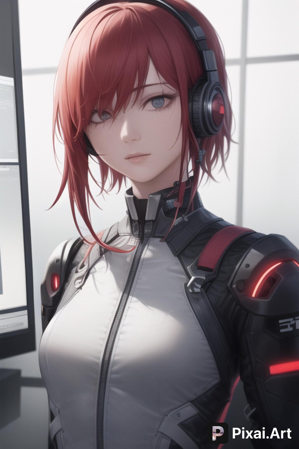 サイバーな赤髪の少女2