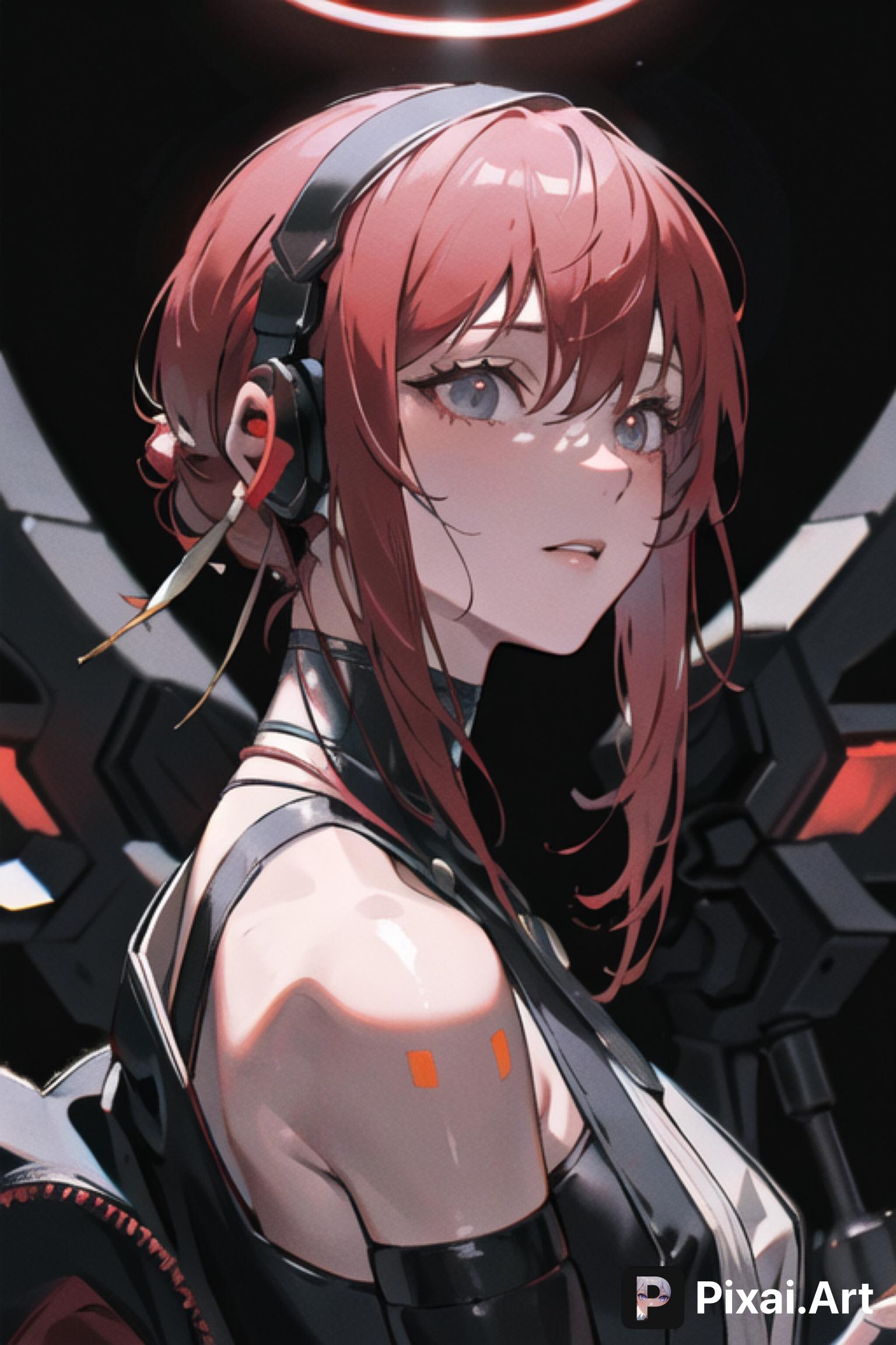 サイバーな赤髪の少女2