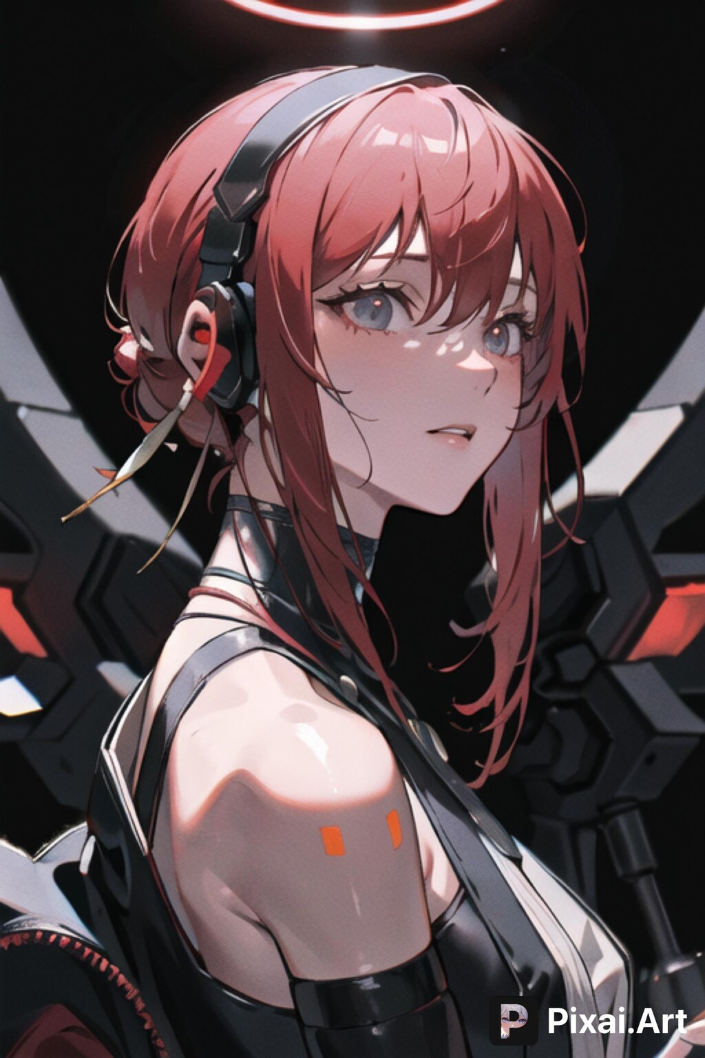 サイバーな赤髪の少女2