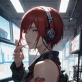 サイバーな赤髪の少女2 11枚目