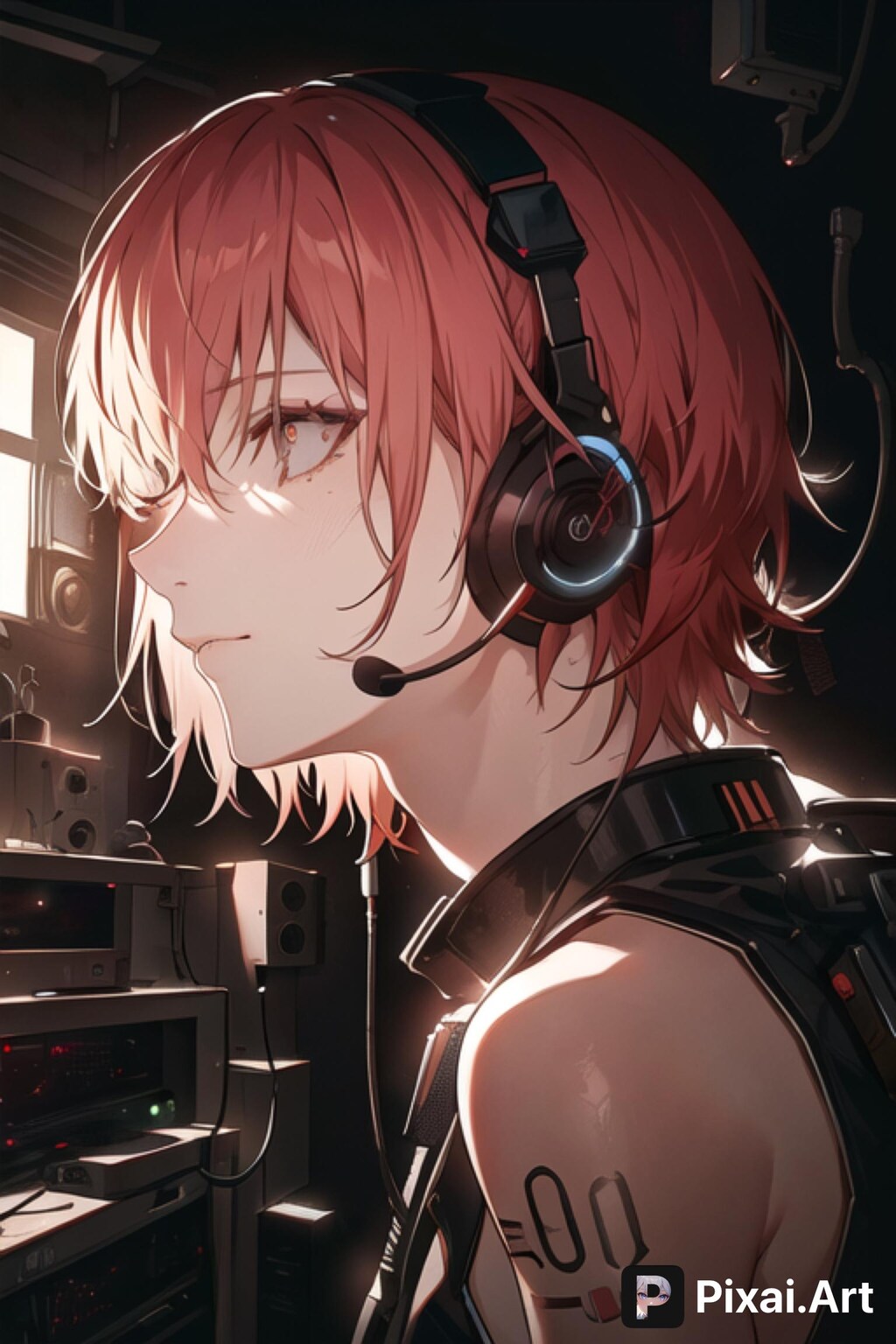 サイバーな赤髪の少女2