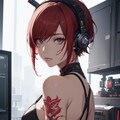 サイバーな赤髪の少女2 10枚目