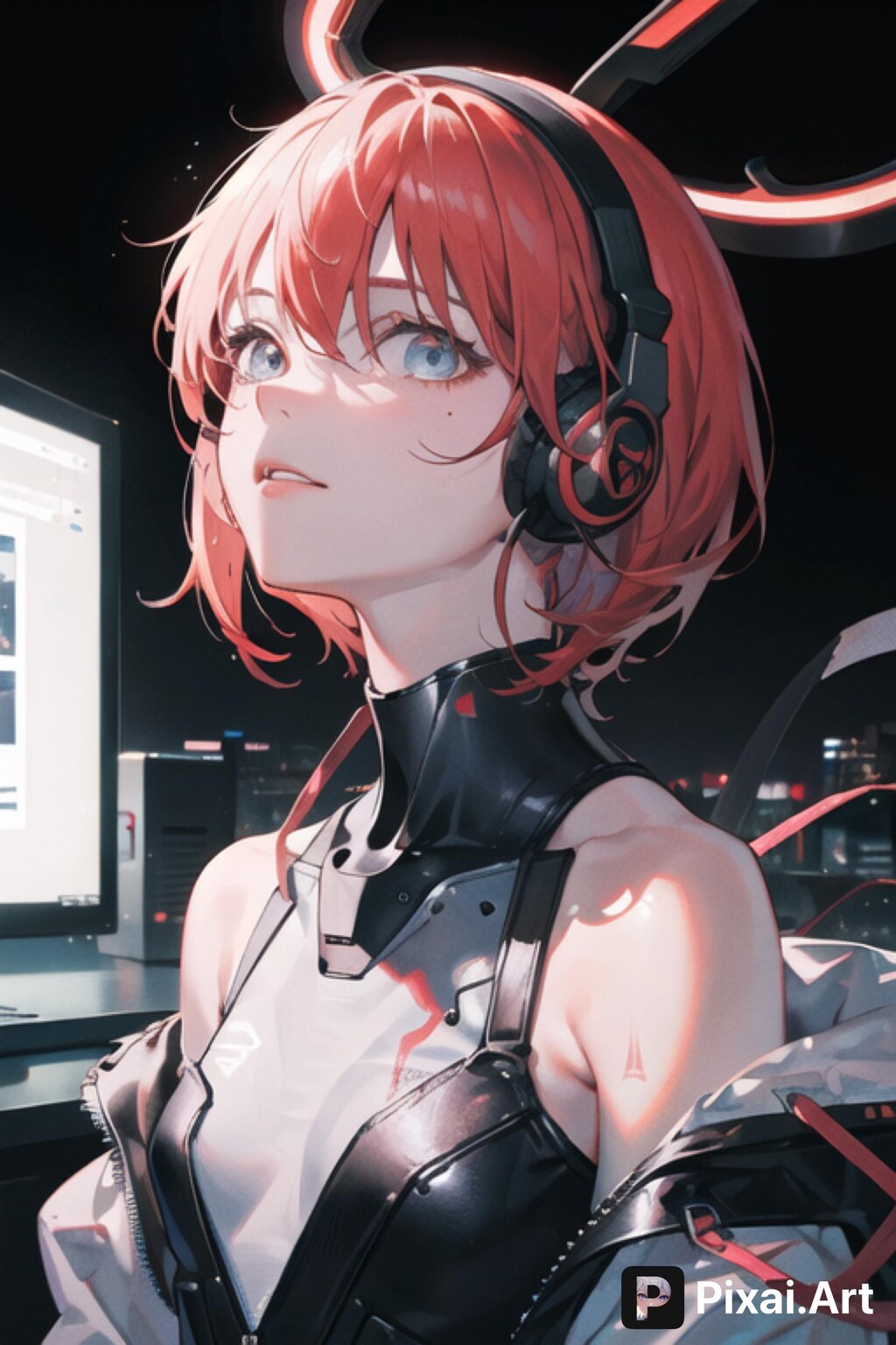 サイバーな赤髪の少女2