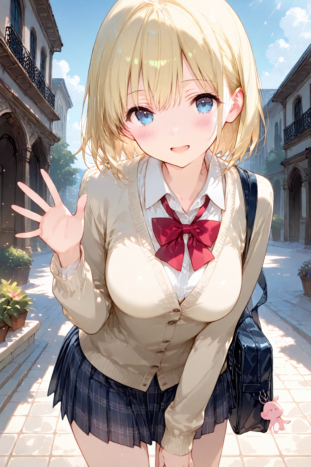 金髪ショートちゃんと放課後エッチ