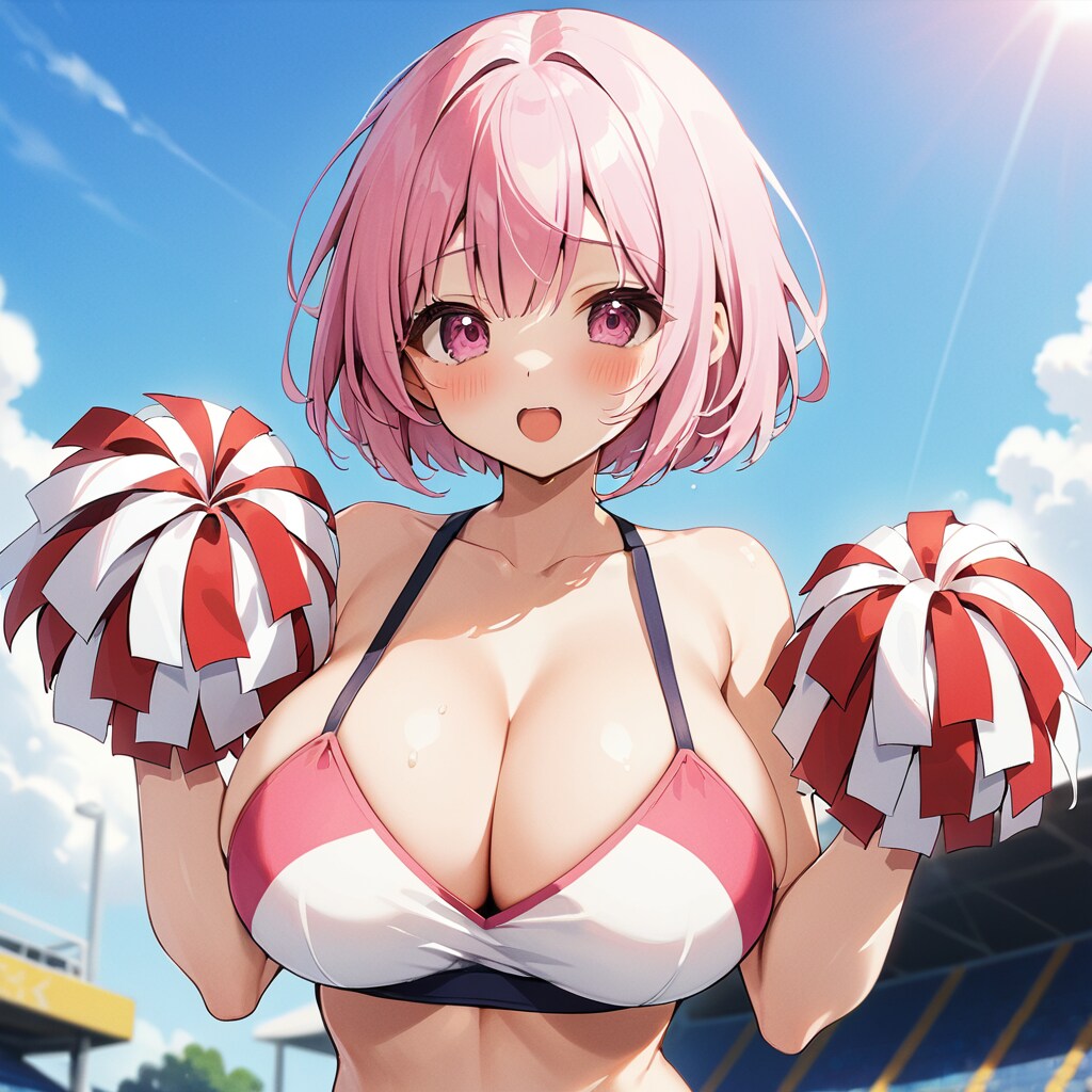 看板娘マナ・テティス　チアガール編