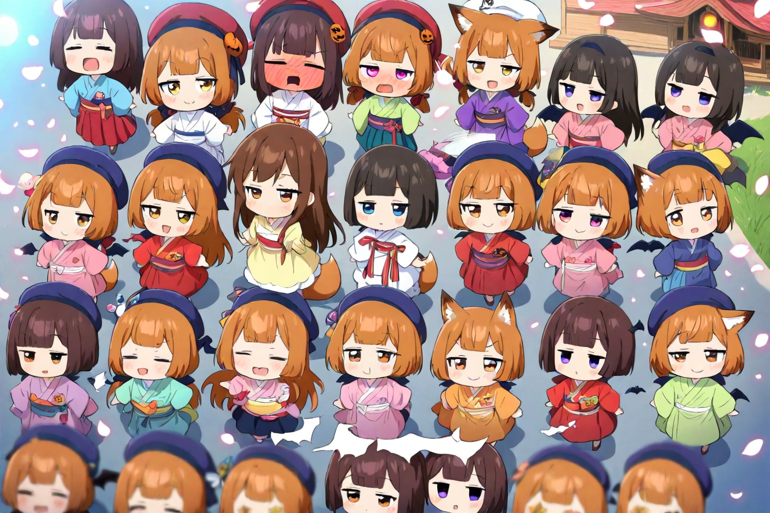 ちびちゃんに『サクラ大戦』を見せたら(((shrine maiden clothes))),。 | の人気AIイラスト・グラビア