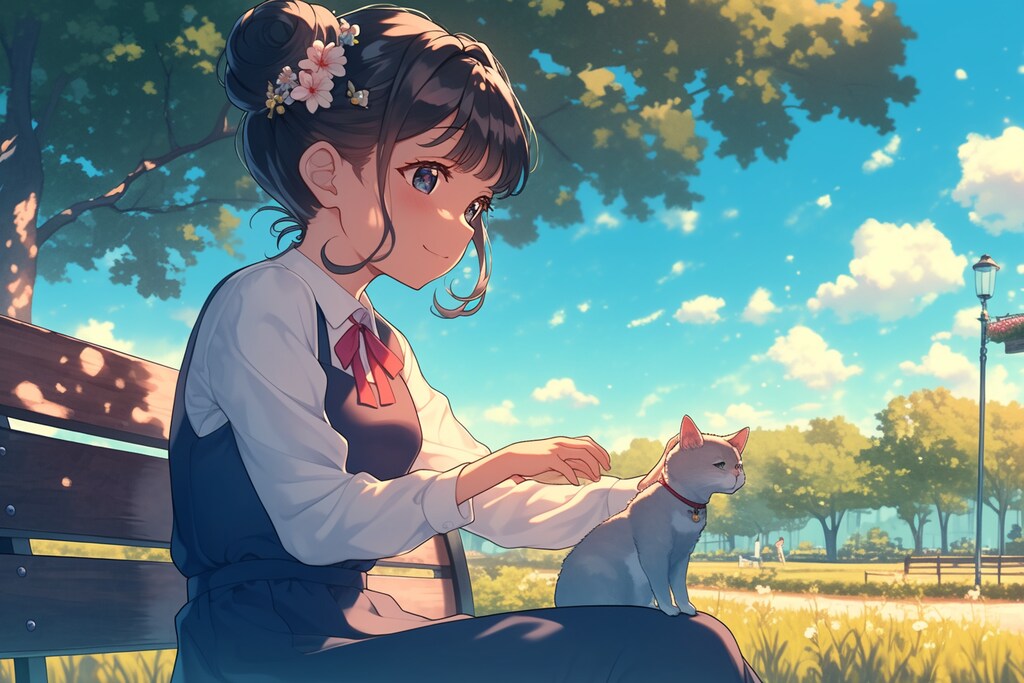 猫🐈とおだんごちゃん🍡✨106