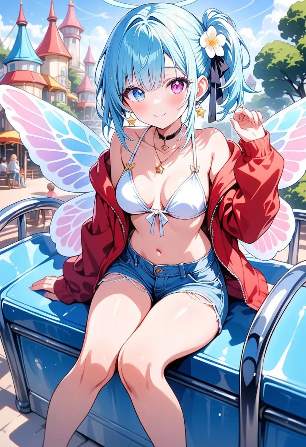 うちの子たちのパーカー着こなし