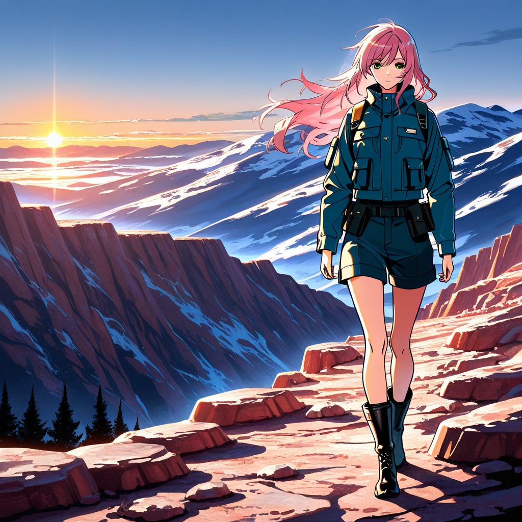 山脈を越える朝 | の人気AIイラスト・グラビア