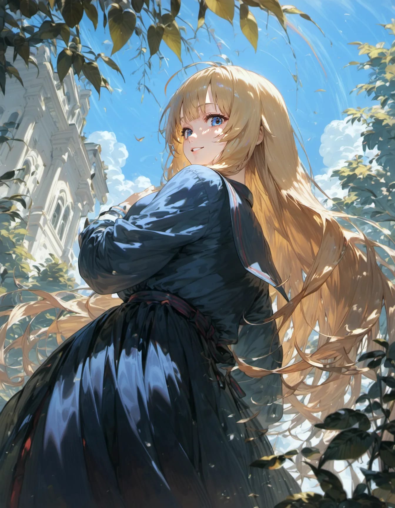 Departure in Cerulean | の人気AIイラスト・グラビア