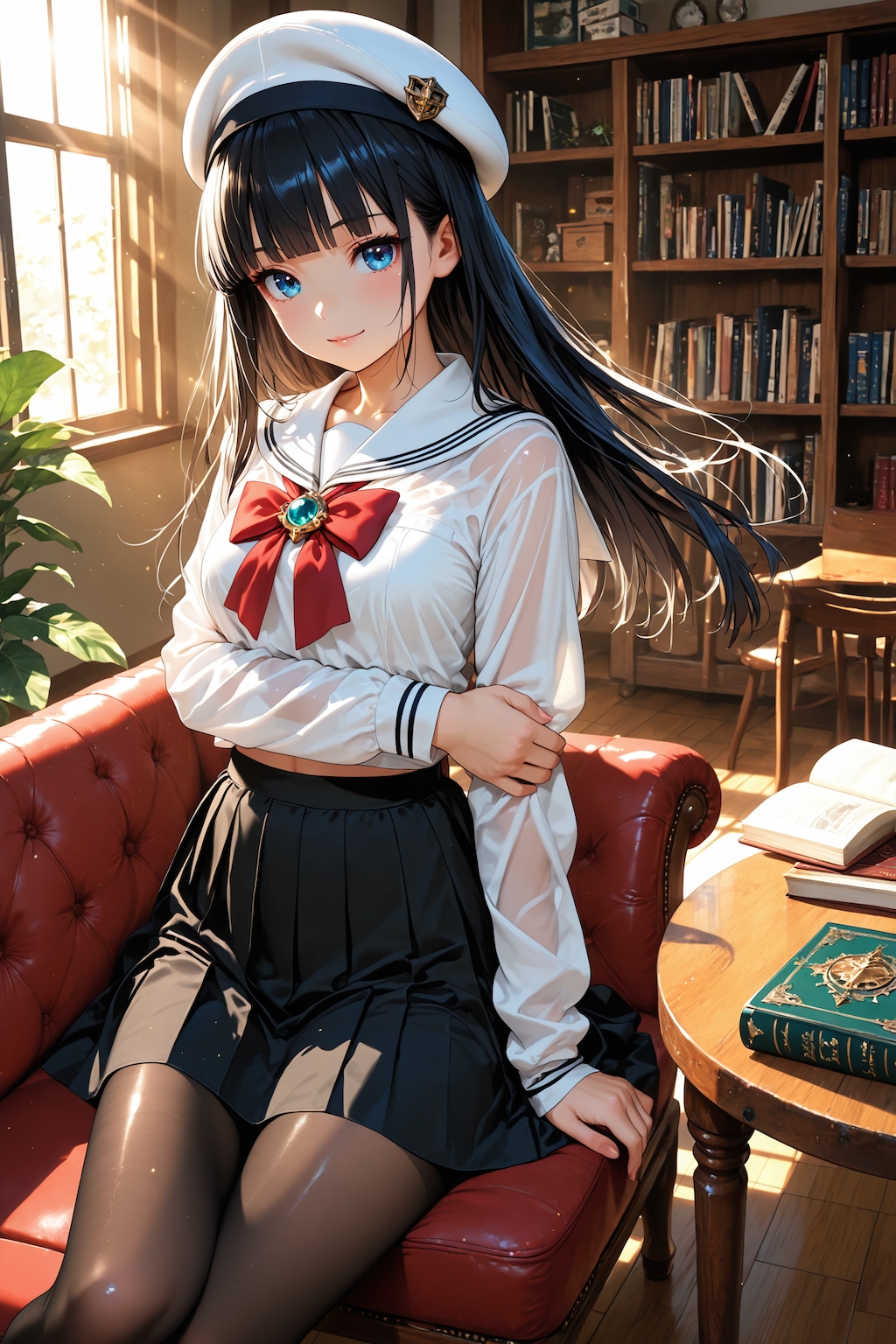 秘密のベレー帽