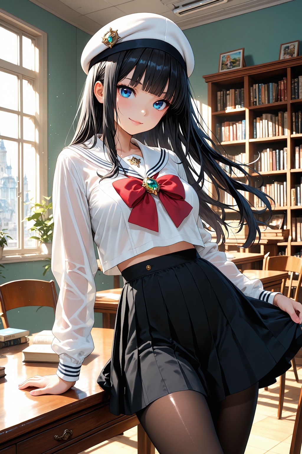 秘密のベレー帽