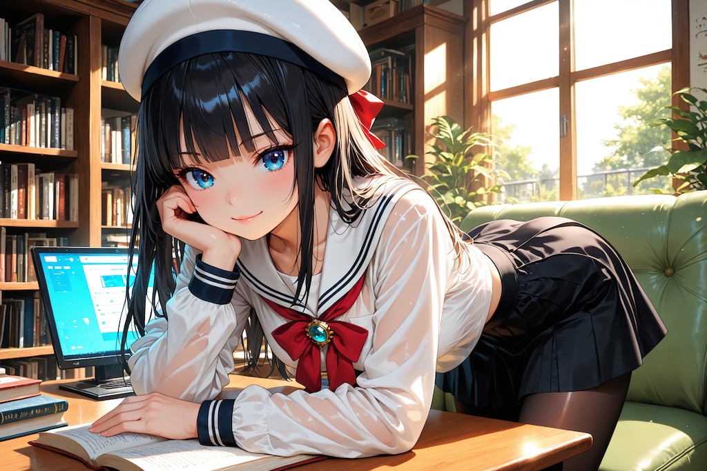 秘密のベレー帽