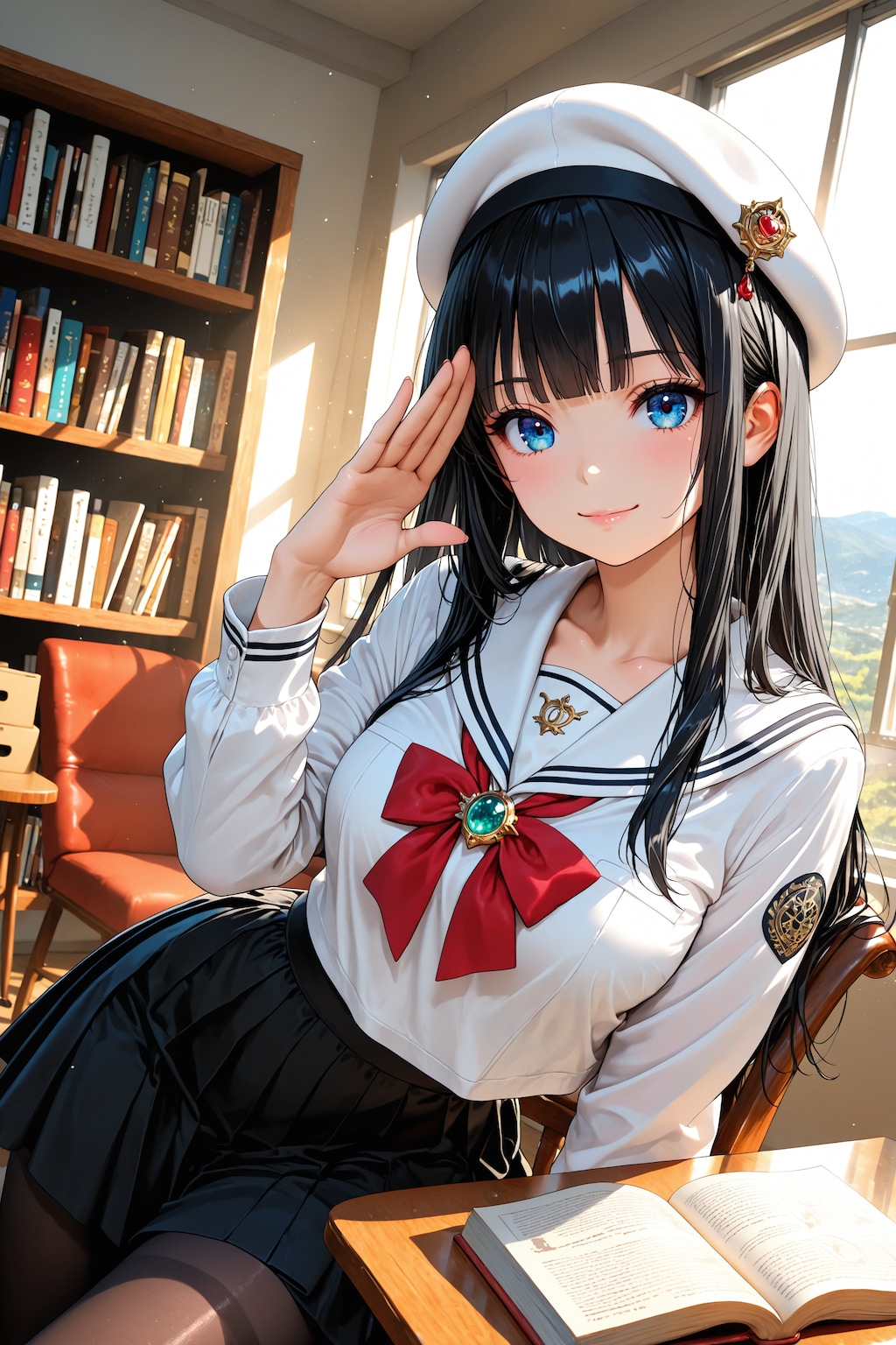 秘密のベレー帽