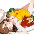 オムライス風女の子260712 2枚目