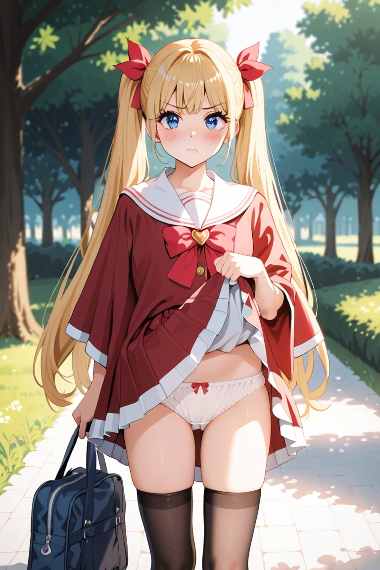 ツインテの金髪女子高生✨